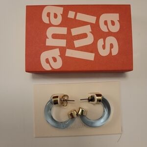 Ana Luisa Recycled Glass Hoop Earrings